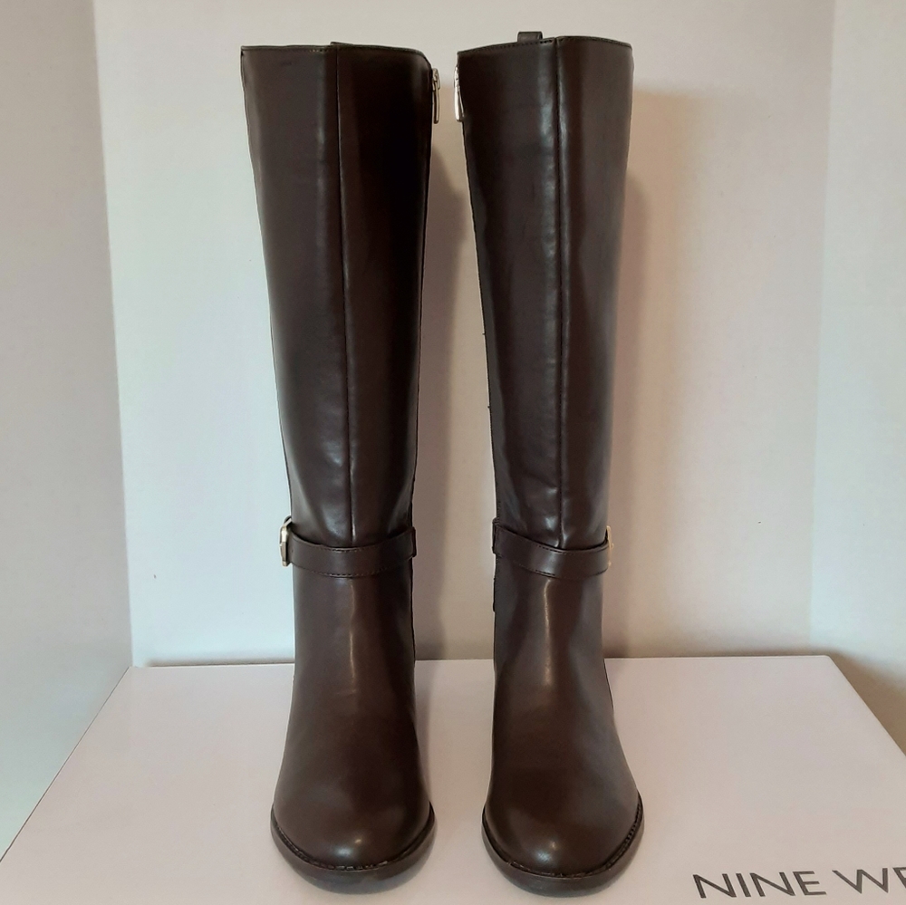 Nine west Giani 3 Dark Brown Riding Boots
